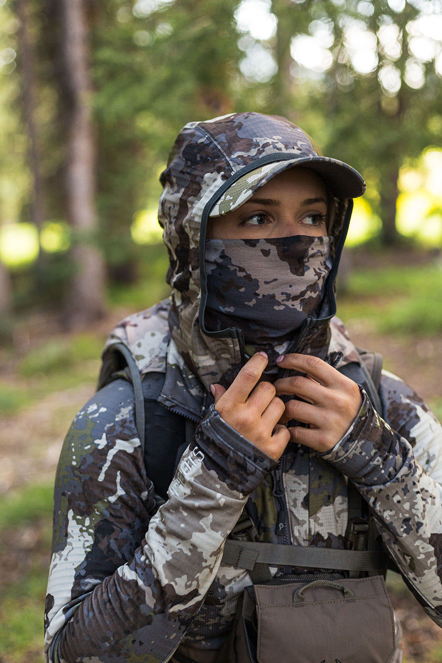 Tintri Grid-Fleece Hooded 1/2 Zip