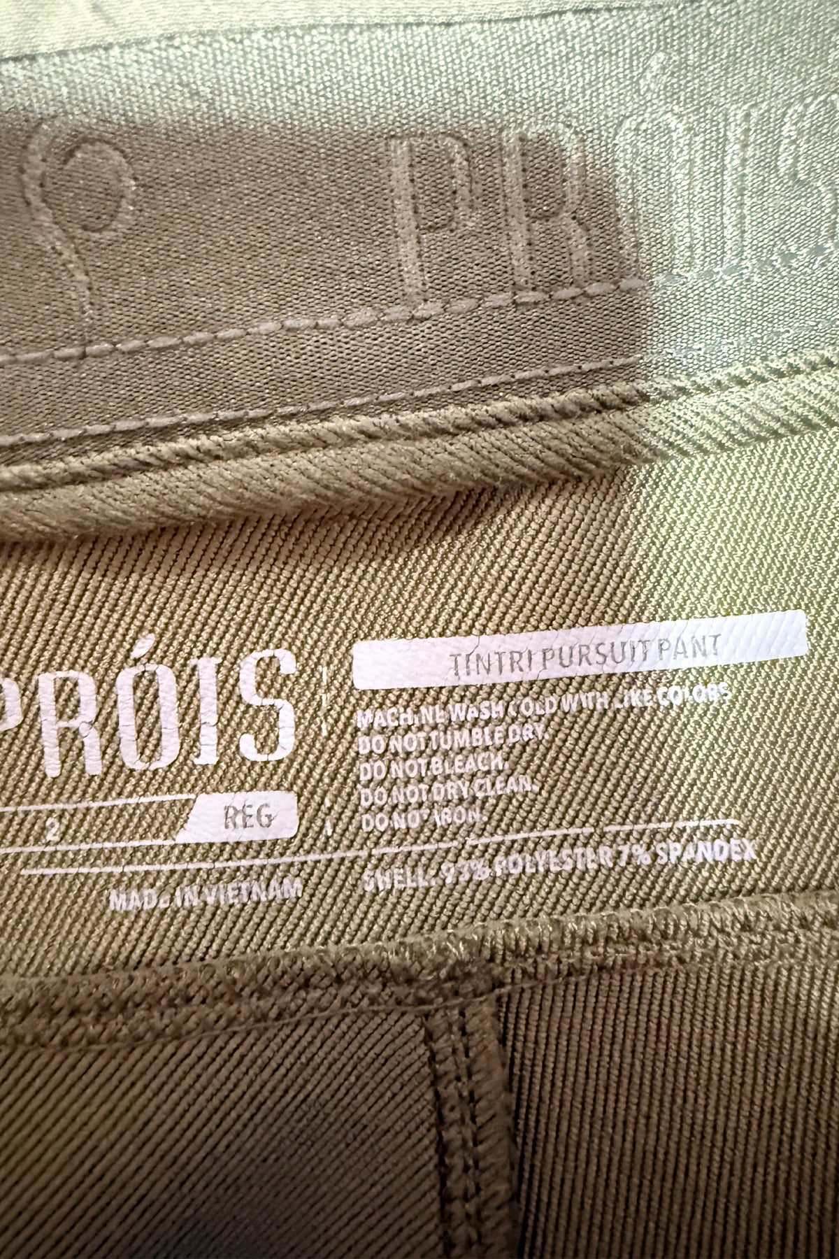 Reload Rack Tintri Pursuit Pant Size 2