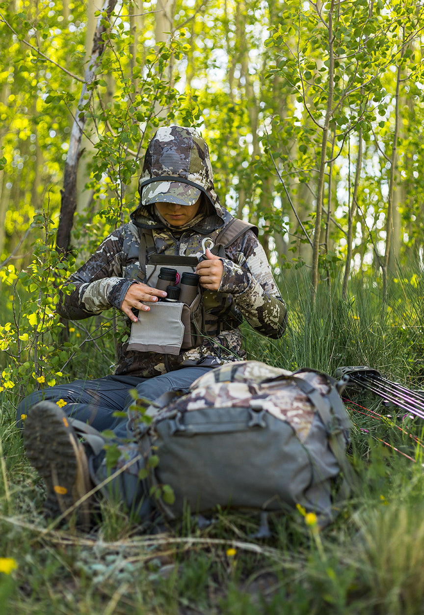 Tintri Grid-Fleece Hooded 1/2 Zip